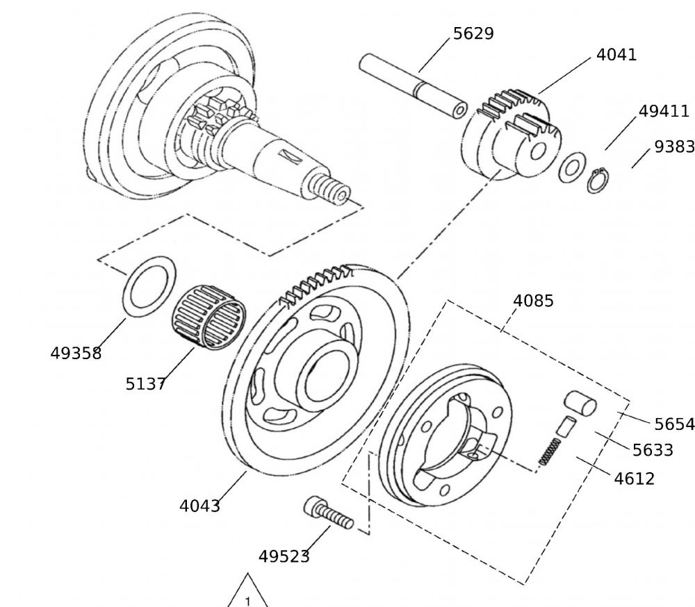 52608_104 Anlasserfreilauf