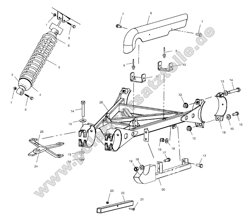 Swing Arm Weldment (Rear)