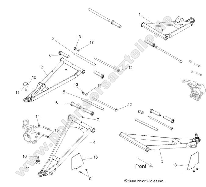 suspension front control arms