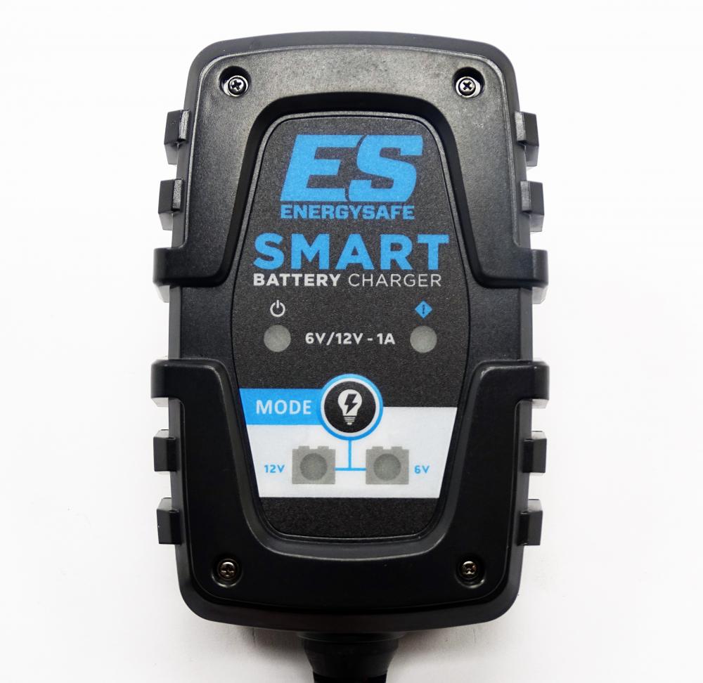 Energysafe_Smart_1_Batterieladegeraet_6V__12V_1A_fuer_Blei_Saeure_Batterie_2 Energysafe Smart 1 Batterieladegerät 6V / 12V 1A für Blei-Säure Batterie
