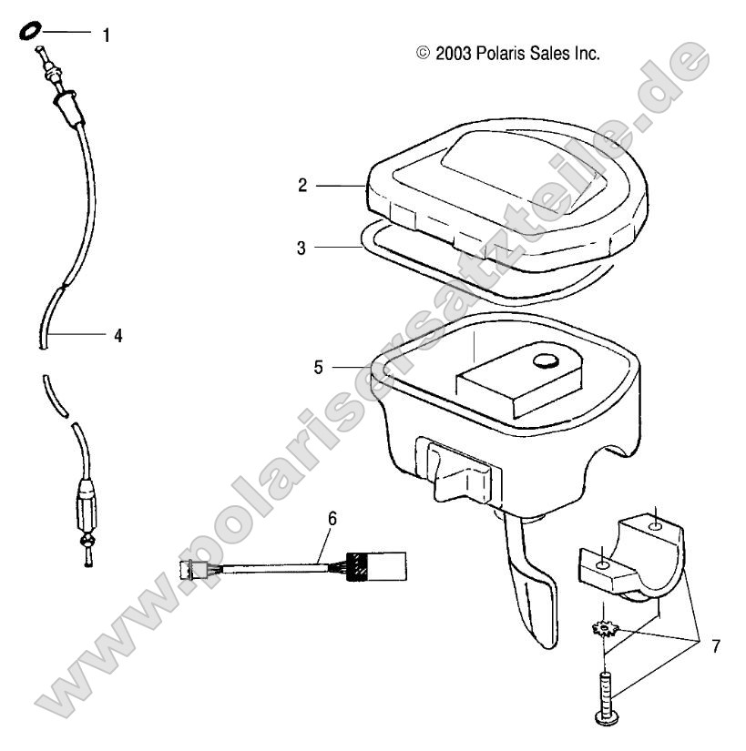 Controls - Throttle Asm/Cable