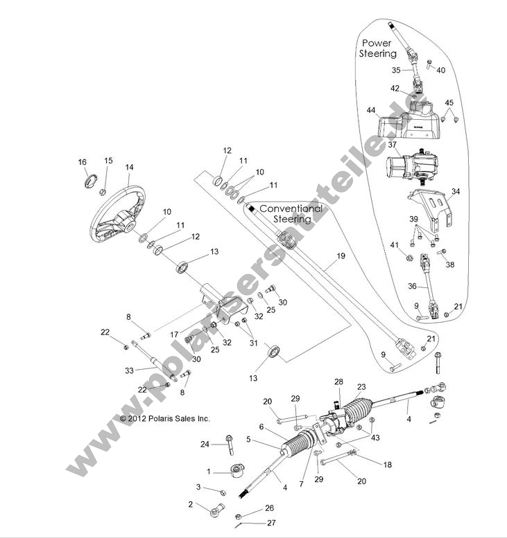 STEERING, STEERING ASM.