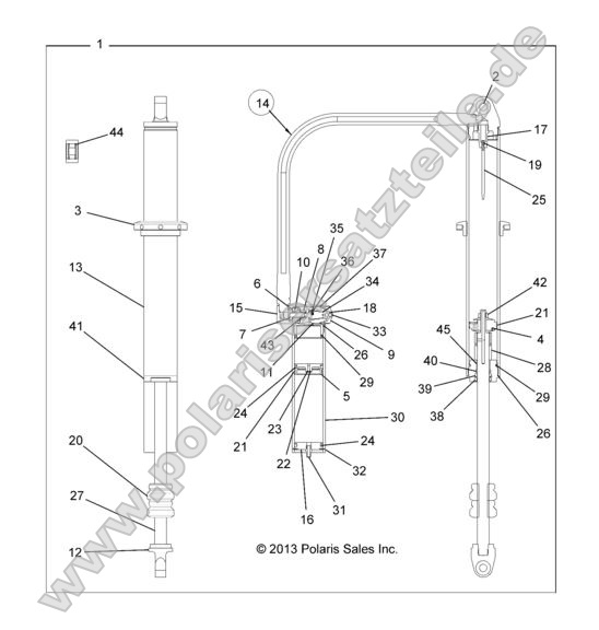 SUSPENSION, REAR SHOCK