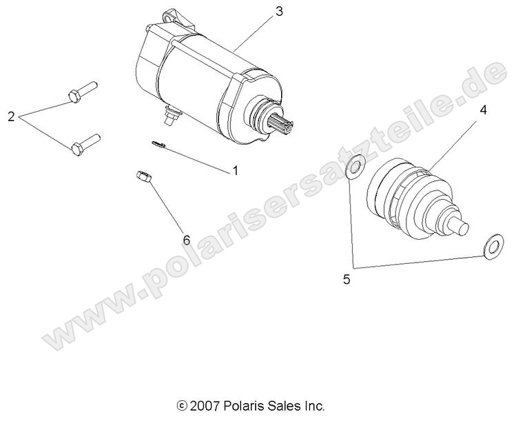 engine starting motor