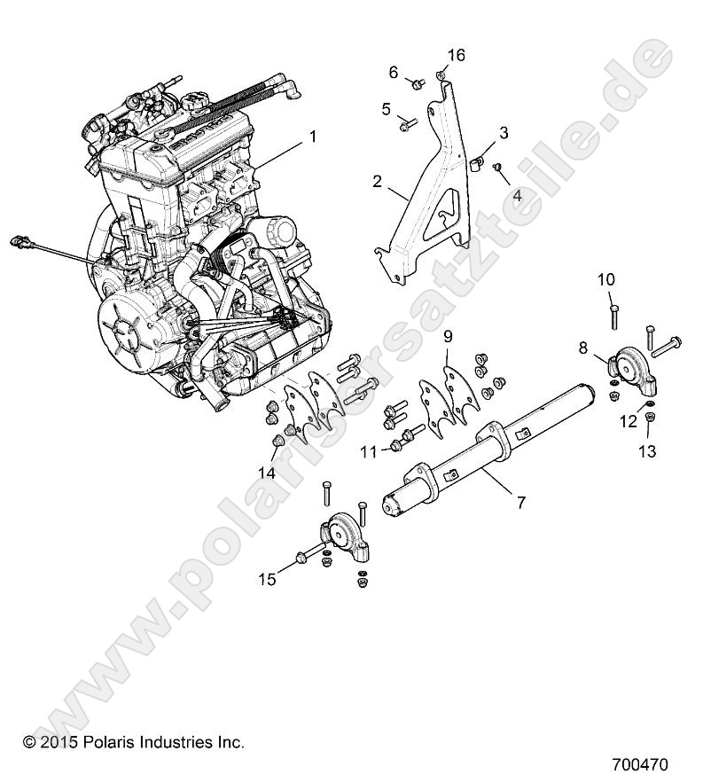 ENGINE, MOUNTING