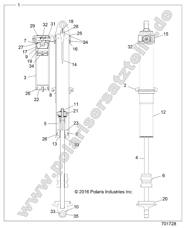 Suspension, Rear Shock Internals