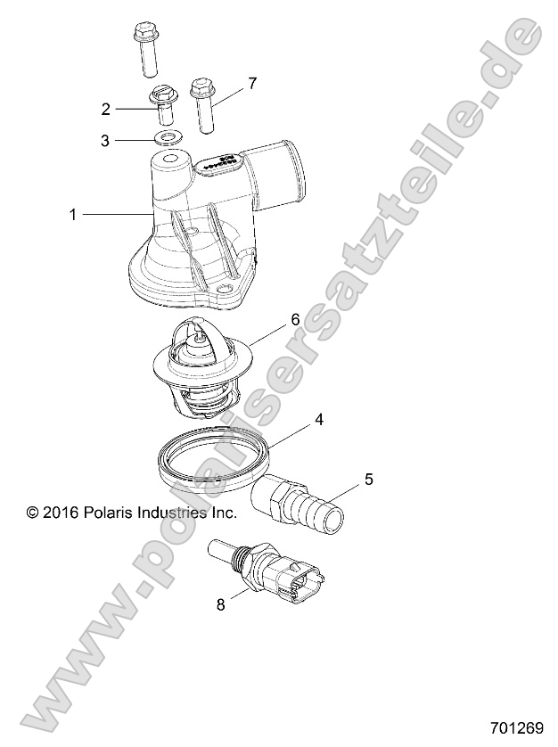 Engine, Thermostat and Cover