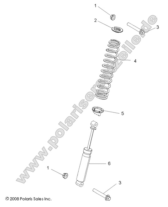 suspension rear shock mounting