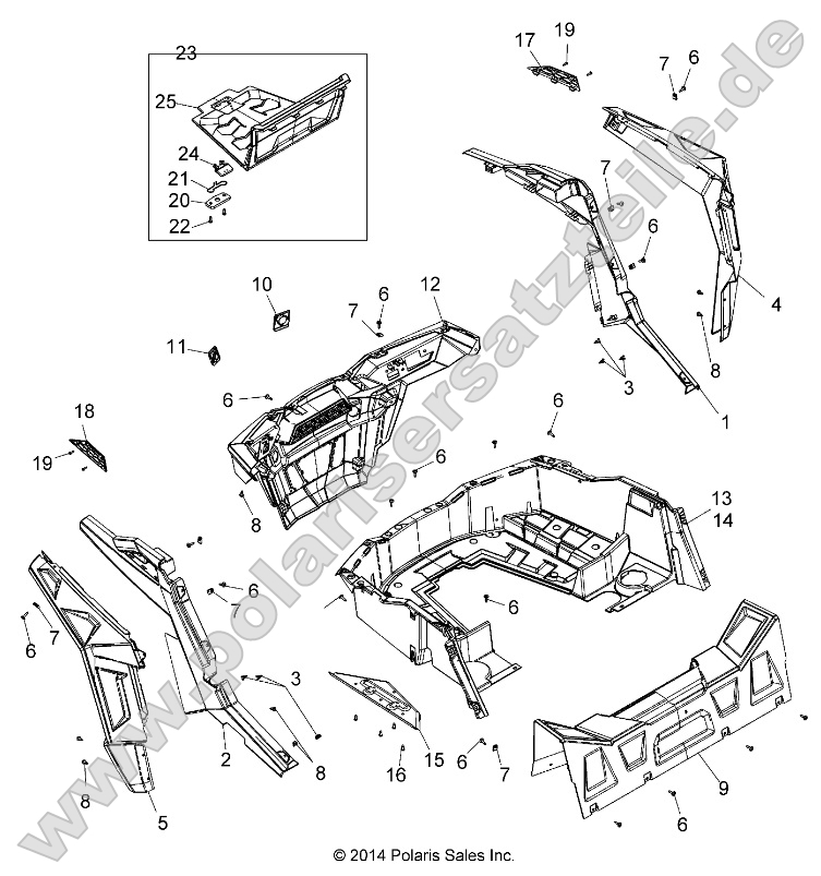 Body, Rear Rack and Fenders