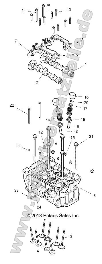 Engine, Cylinder Head and Valves