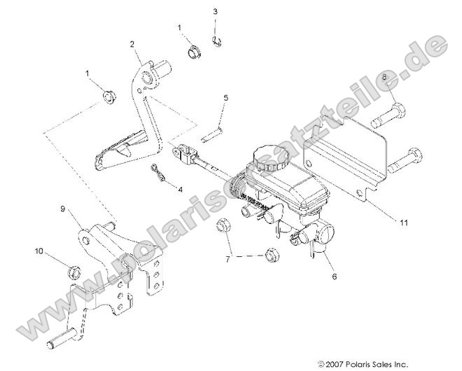BRAKES, PEDAL and MASTER CYLINDER