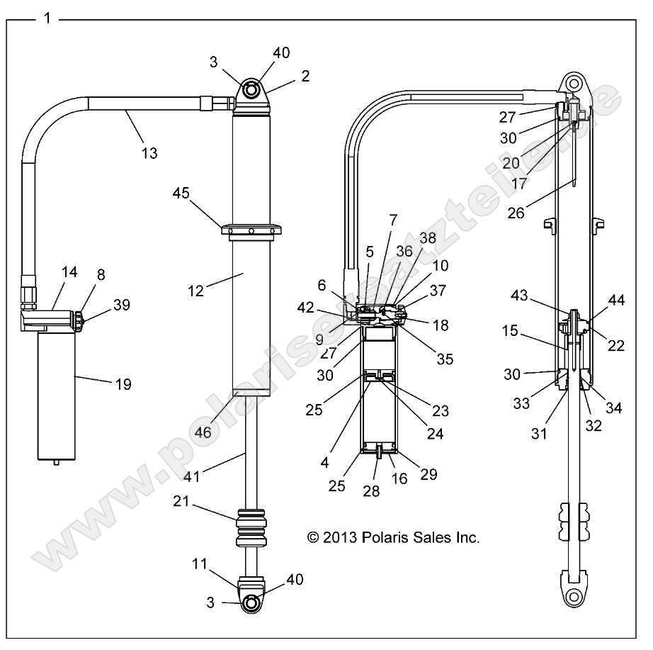 SUSPENSION, REAR SHOCK