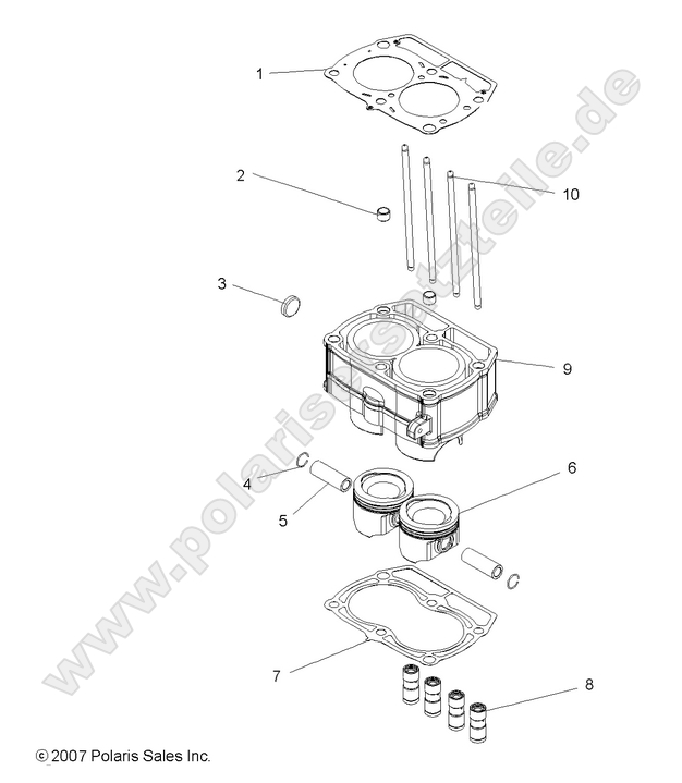 ENGINE, PISTON and CYLINDER