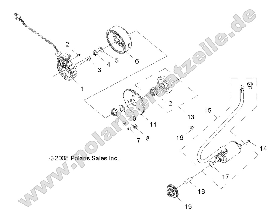 engine starting motor