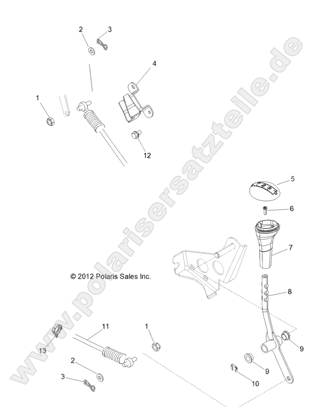 DRIVE TRAIN, GEAR SELECTOR
