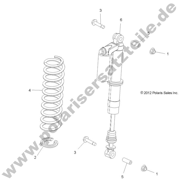 SUSPENSION, FRONT SHOCK MOUNTING