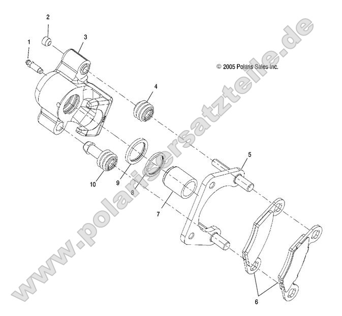 BRAKES, REAR CALIPER