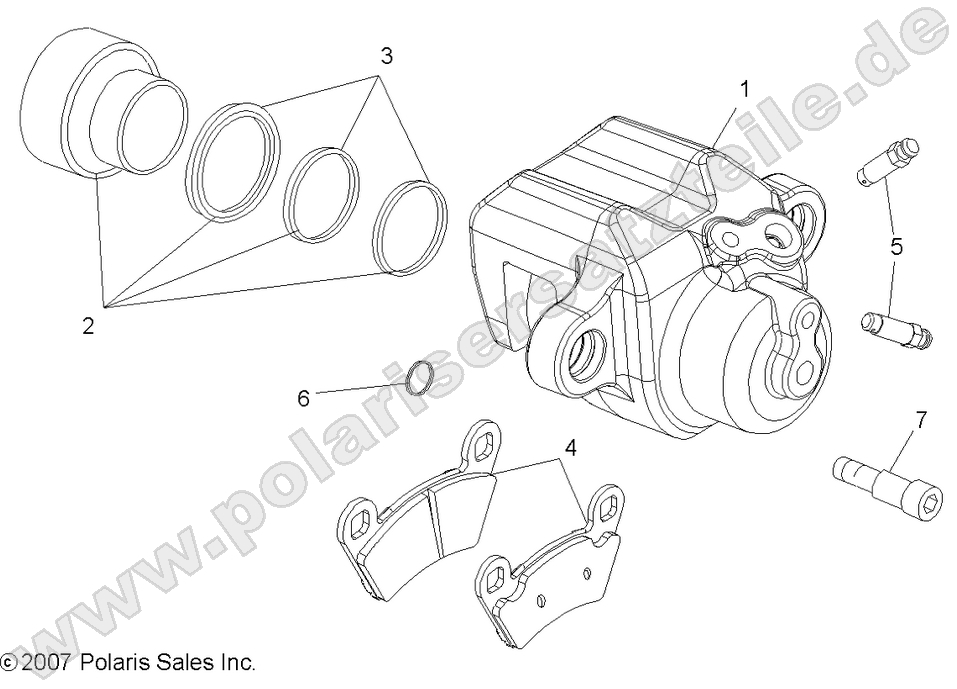 BRAKES, REAR CALIPER