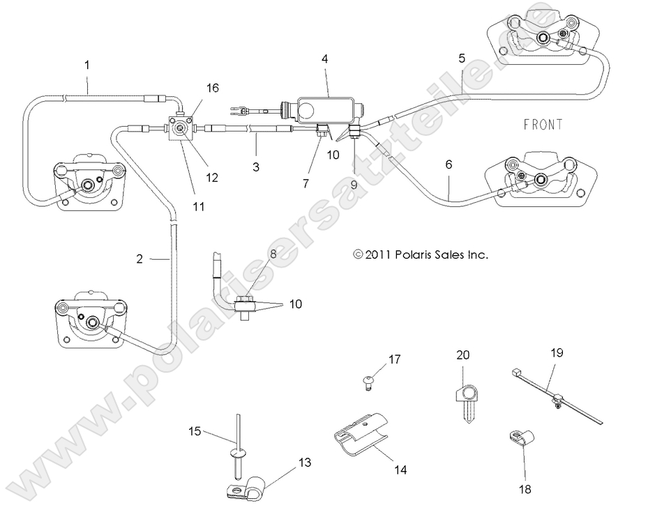 BRAKES, BRAKE LINES and MASTER CYLINDER