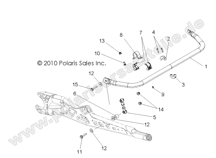 SUSPENSION, TORSION BAR, REAR