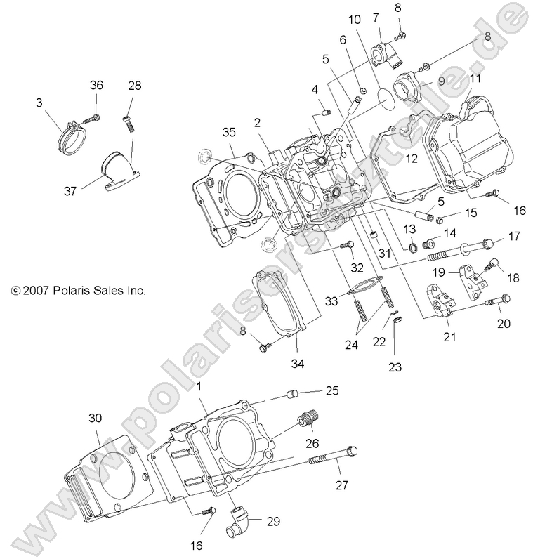ENGINE, CYLINDER and HEAD