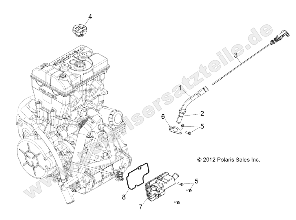 ENGINE, OIL DIPSTICK