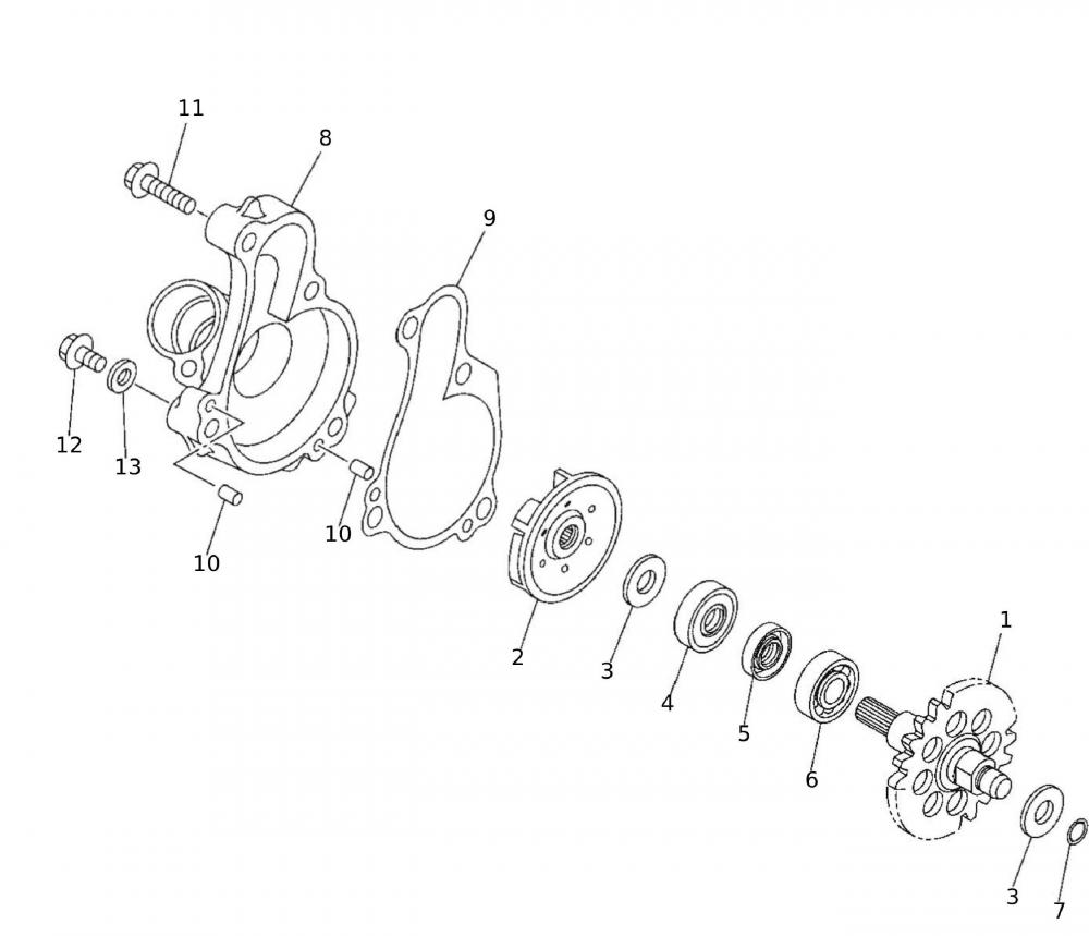 52907_61 Wasserpumpe