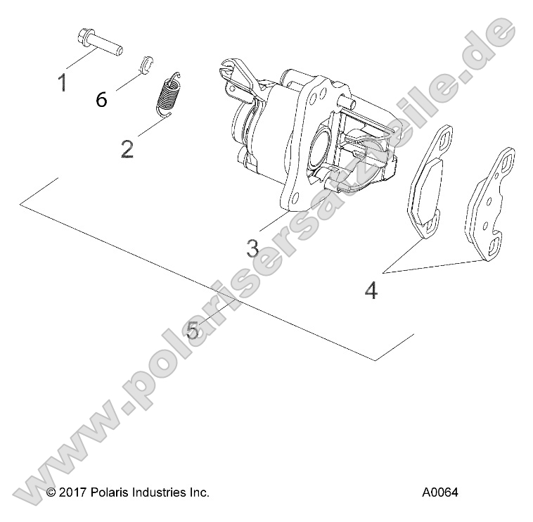 Brakes, Caliper, Rear