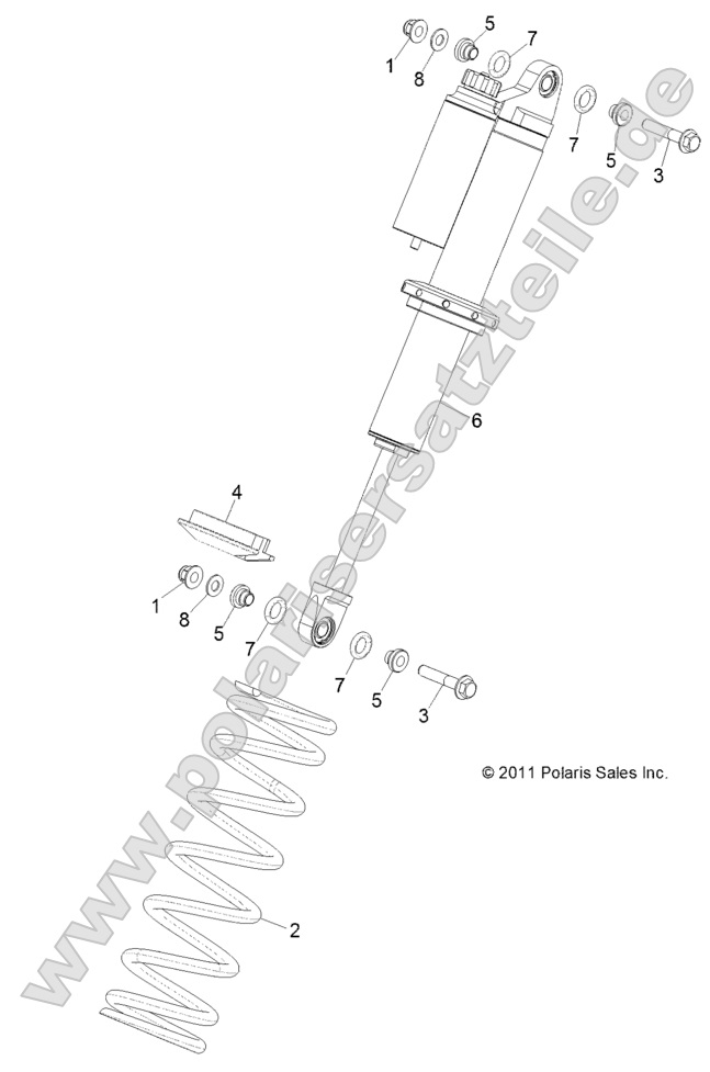 SUSPENSION, FRONT SHOCK MOUNTING