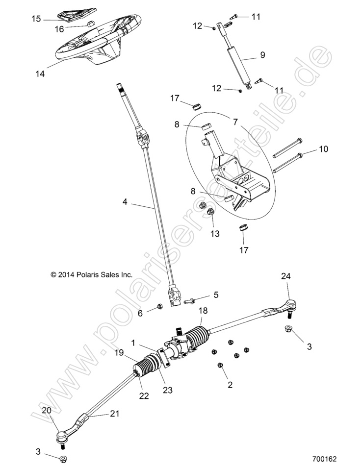 STEERING, STEERING ASM