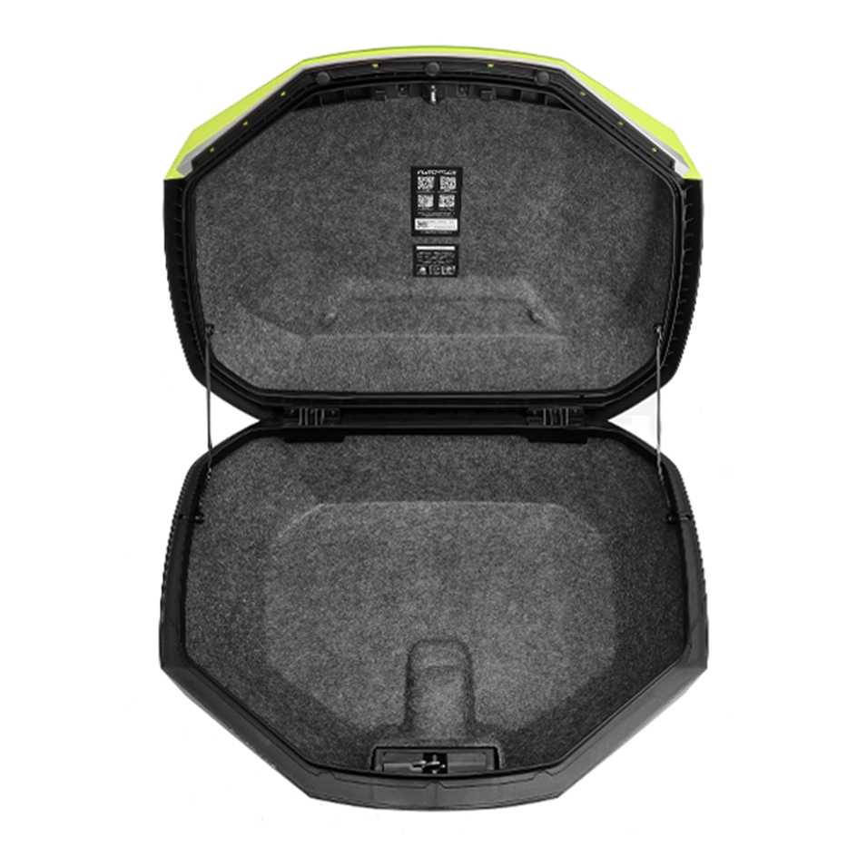 Furchtlos-SHIELD-L-Luxe-Topcase-48-Liter-schwarz-gelb-FU11TCUP000L16EX-100028-offen