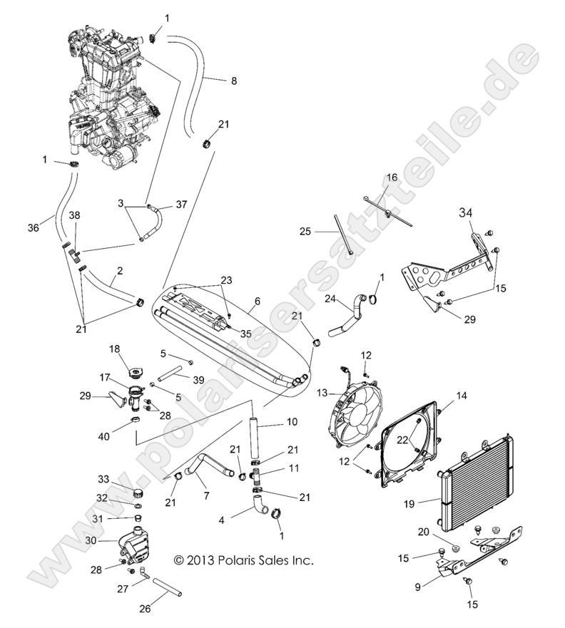 ENGINE, COOLING SYSTEM