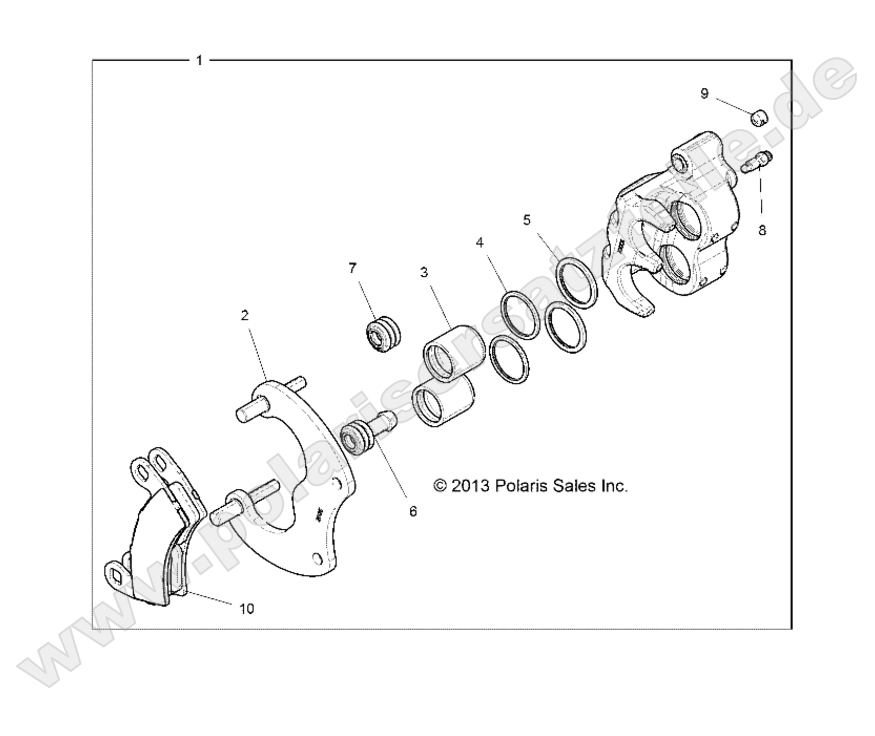 BRAKES, REAR CALIPER