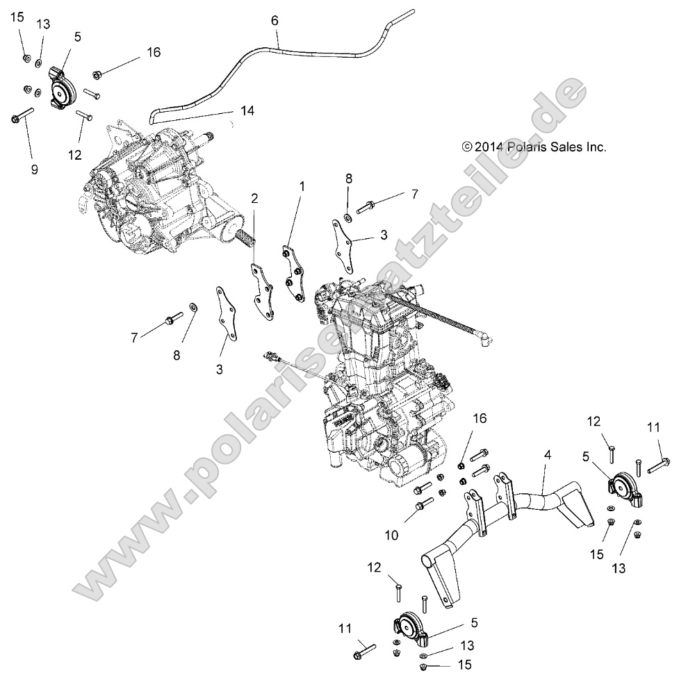 Engine, Engine and Transmission Mounting