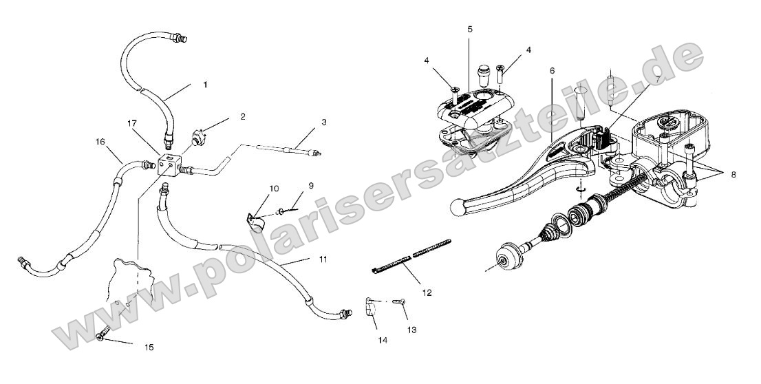 Controls - Master Cylinder/Brake Line