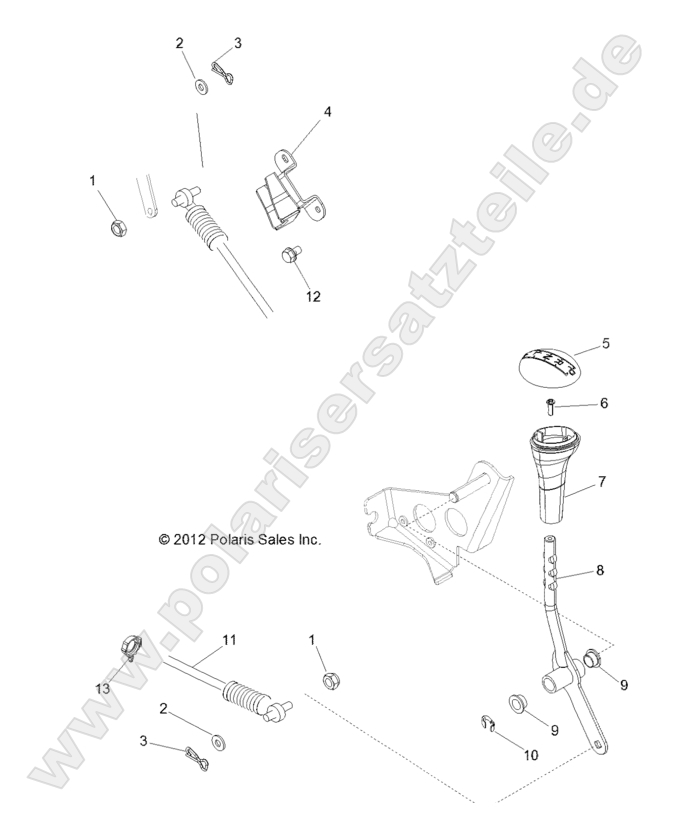 DRIVE TRAIN, GEAR SELECTOR