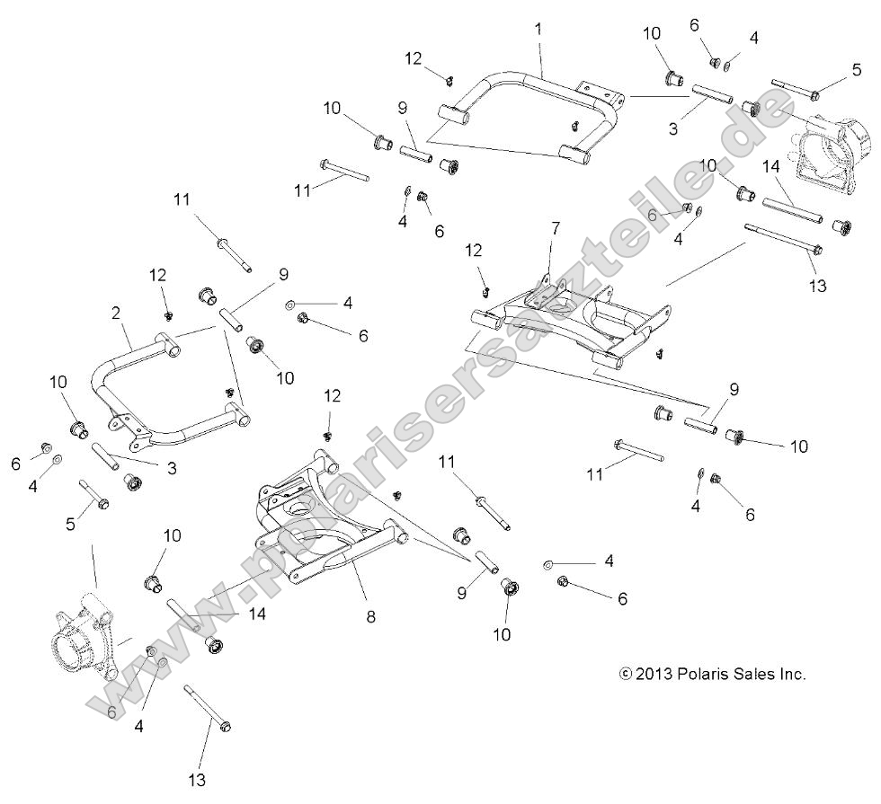 Suspension, Rear Control Arms