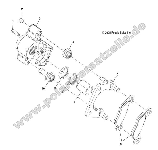 BRAKES, REAR CALIPER