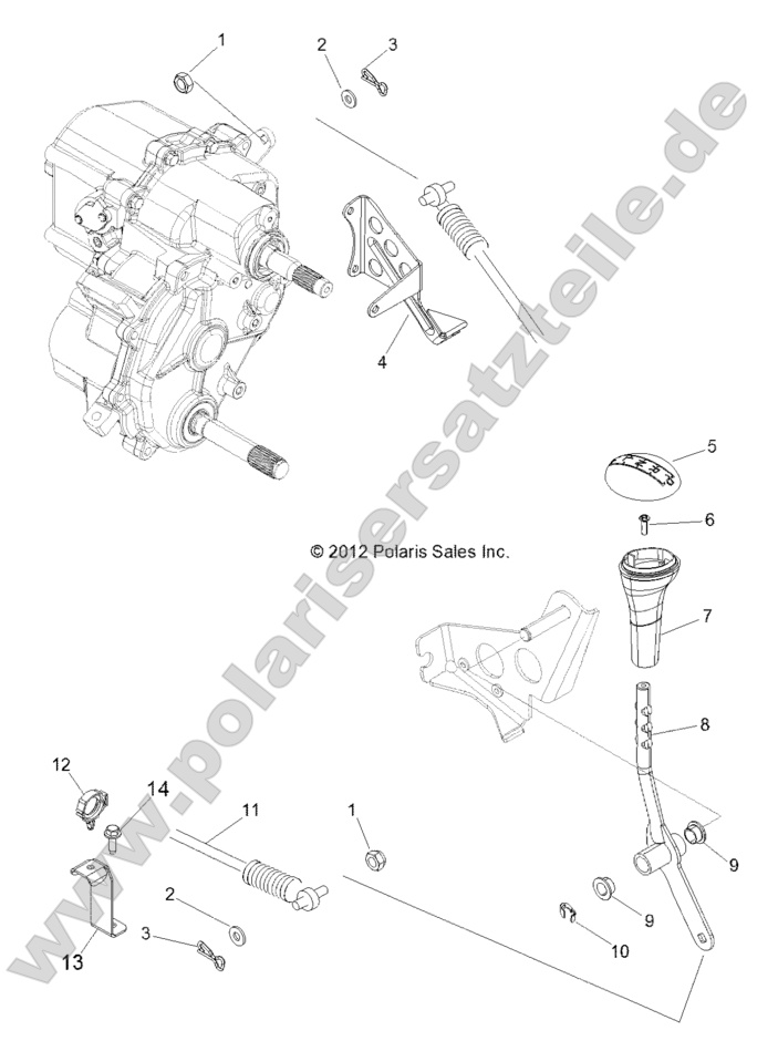 DRIVE TRAIN, GEAR SELECTOR