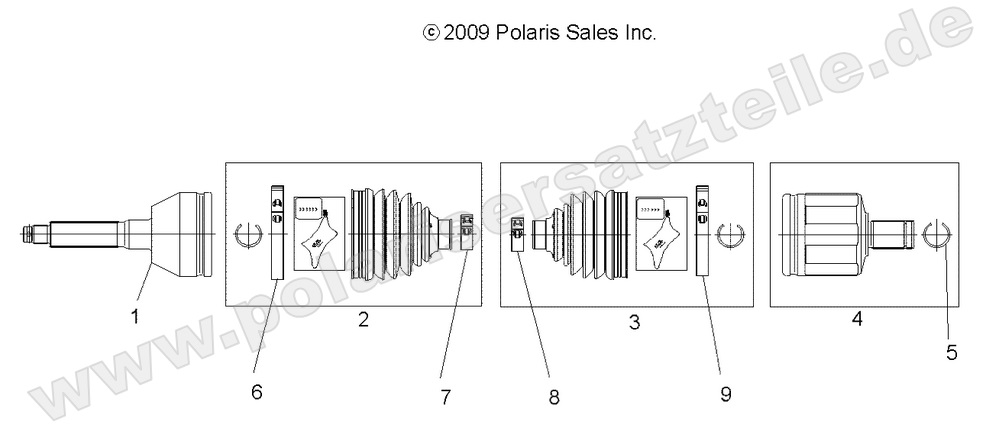 DRIVE TRAIN, FRONT DRIVE SHAFT