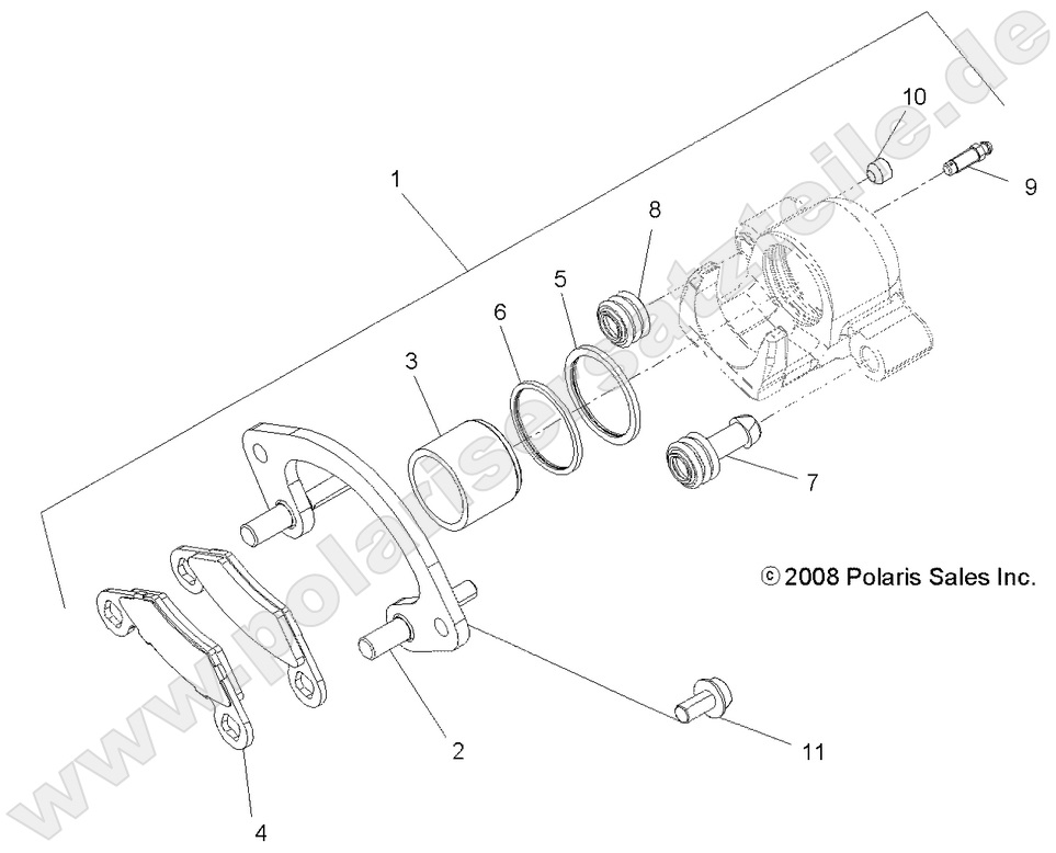BRAKES, FRONT CALIPER