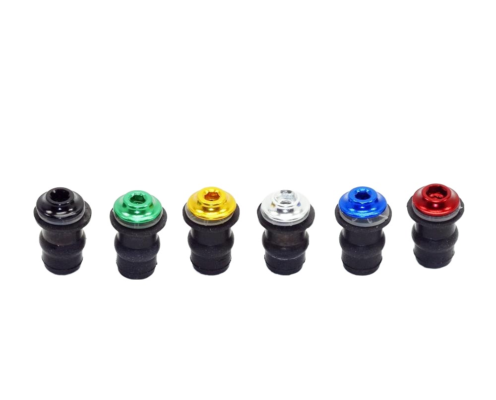 TMP Racing Verkleidungsschraube Aluminium M5x15 + Gummimutter TMP Racing Verkleidungsschraube Aluminium M5x15 + Gummimutter