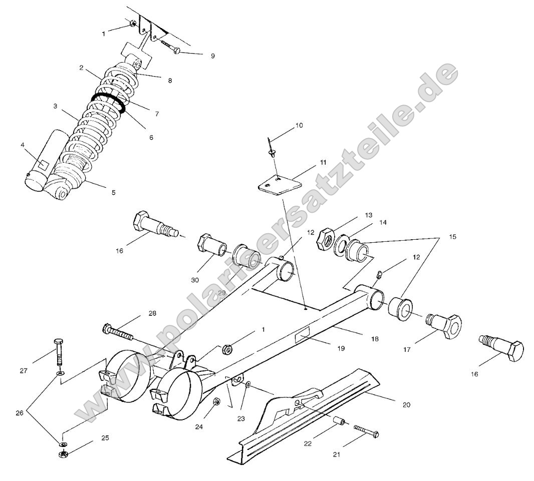Swing Arm/Shock Mounting