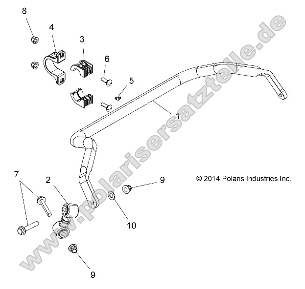 Suspension, Stabilizer Bar, Rear