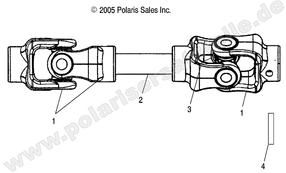 DRIVE TRAIN, REAR PROP SHAFT (Produktion vor 22.08.2007)
