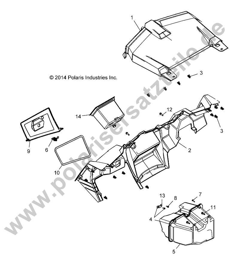 BODY, DASH AND GLOVEBOX