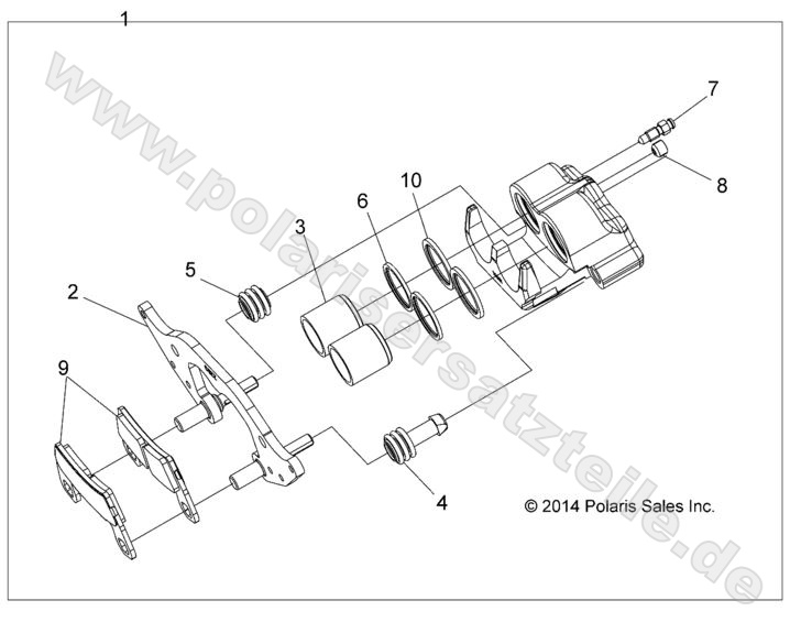 BRAKES, FRONT CALIPER