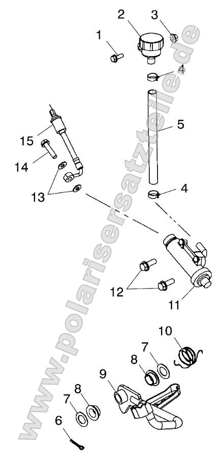 Rear Master Cylinder/Foot Pedal