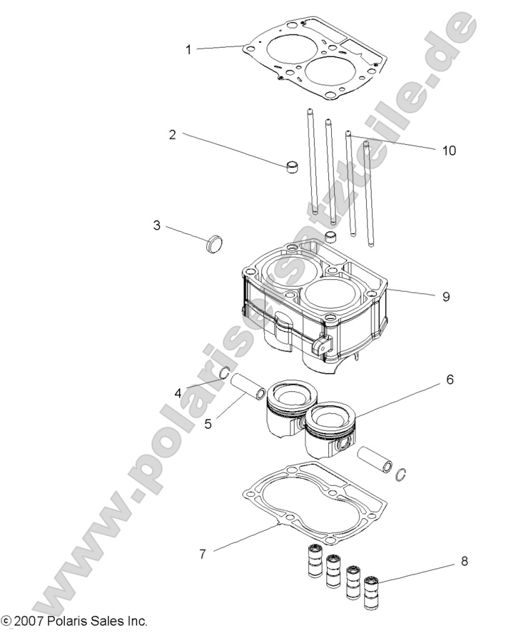 ENGINE, PISTON and CYLINDER