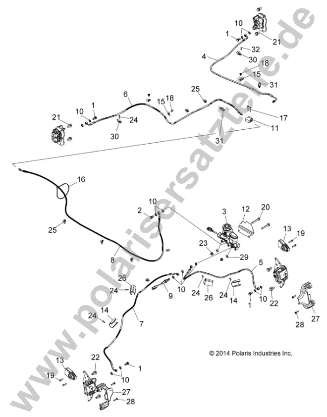 BRAKES, BRAKE LINES AND MASTER CYLINDER